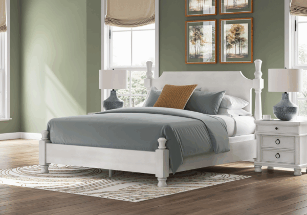 Rowlenstown White King Poster Bed - Image 4