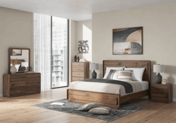 Fortlorn Walnut Brown King 5-Piece Set