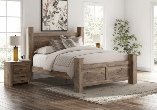 Rusticott Brown King 5-Piece Set - Image 5