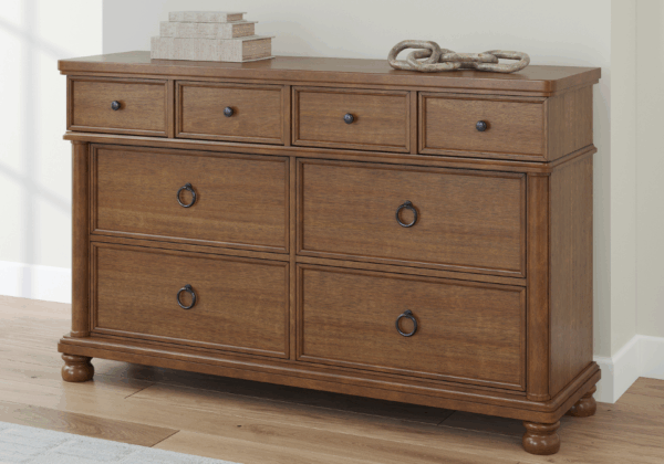 Rowlenstown Brown Dresser - Image 7