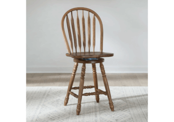 Carolina Crossing Honey Swivel Counter Stool