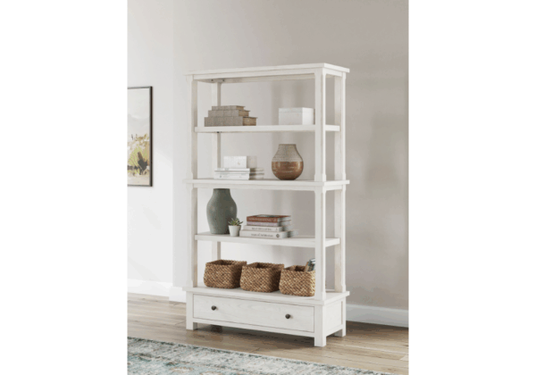Robbinsdale Antique White Bookcase - Image 3