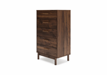 Calverson Mocha Five-Drawer Chest