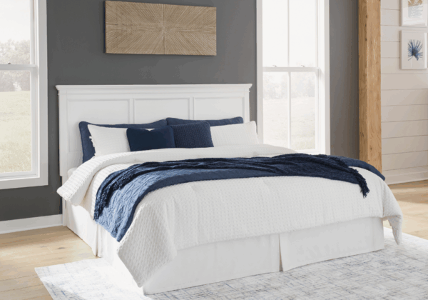 Fortman White King Panel Storage Bed - Image 5