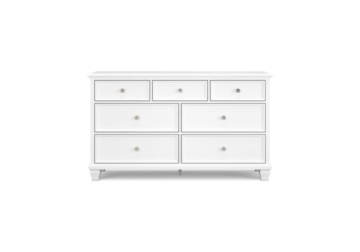 Alternative view of Fortman White Dresser