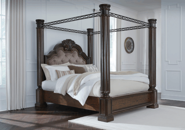 Maylee King Canopy Bed - Image 7