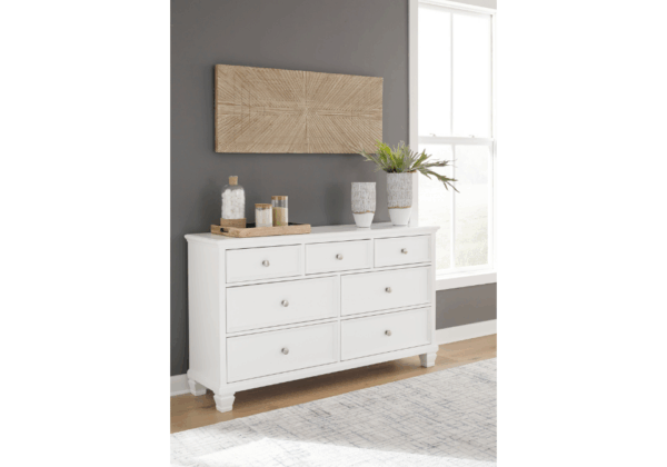 Fortman White Dresser - Image 3