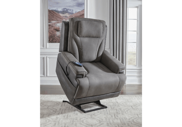 4Z-Peaceful Pause Slate Power Lift Recliner - Image 3