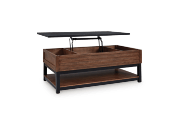 Kallari Warm Brown Lift-Top Cocktail Table