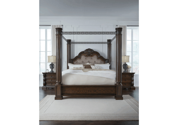 Maylee King Canopy Bed - Image 4