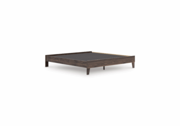 Alternative view of Calverson Mocha King Platform Bed