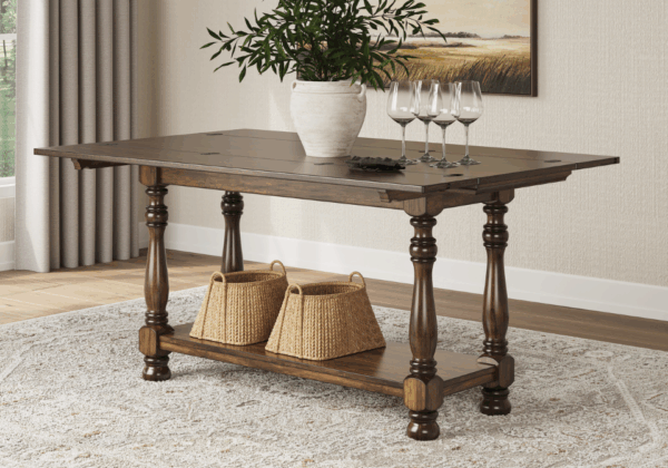 Sturlayne Brown Flip-Top Sofa Table - Image 4