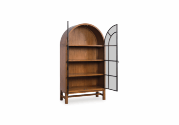 Alternative view of Greddinton Brown Display Cabinet