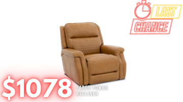 Last Chance Deal! - Fargo Cinnamon Power Recliner