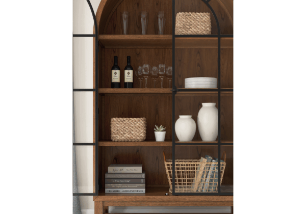Greddinton Brown Display Cabinet - Image 4