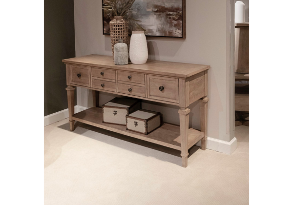 Haven Hills Beige Sofa Table - Image 3