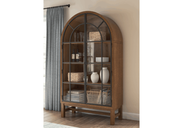 Greddinton Brown Display Cabinet - Image 3