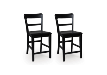 Greddinton Black Barstool (2/CN)