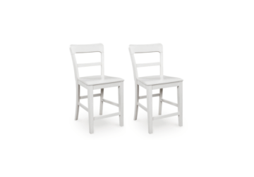 Greddinton White Barstool (2/CN)