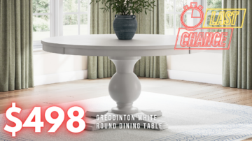 Last Chance Deal! - Greddinton Round Dining Table