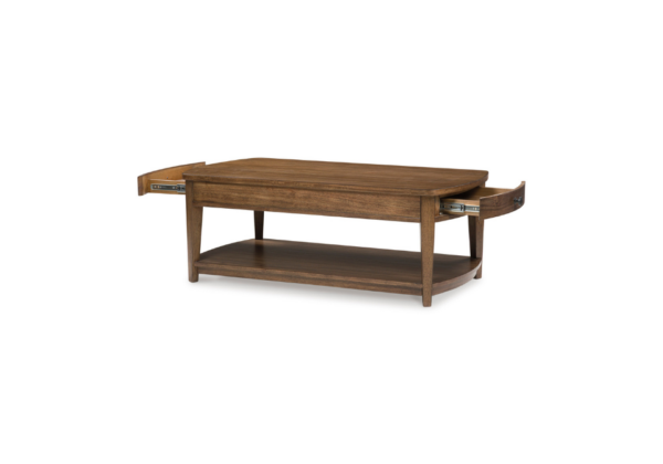 Burkbyer Brown Rectangular Cocktail Table - Image 2