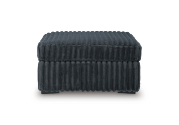 Alternative view of Midnight-Madness Gunmetal Oversized Ottoman