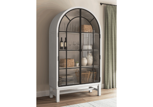 Greddinton White Display Cabinet - Image 3