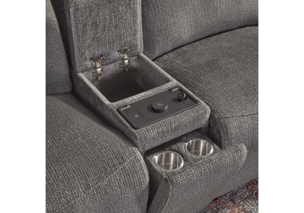 Aspen Dark Gray 6-Piece Power Reclining Sectional - Image 4