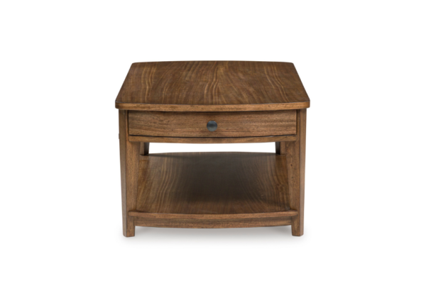 Burkbyer Brown Rectangular Cocktail Table - Image 5