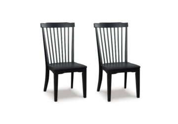 Greddinton Black Dining Side Chair (2/CN)