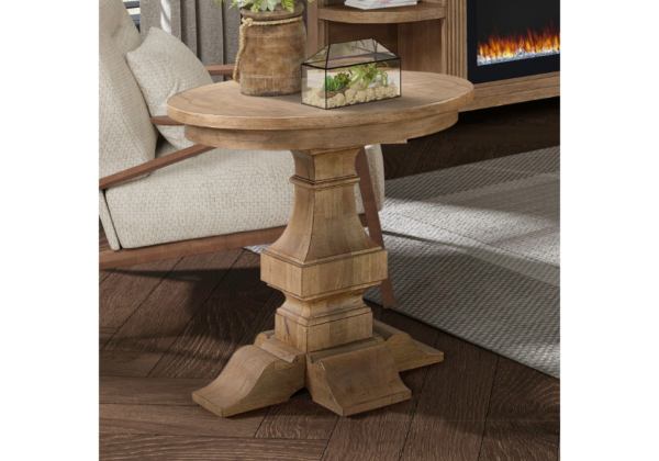 Haven Hills Beige End Table - Image 2