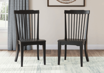 Alternative view of Greddinton Black Dining Side Chair (2/CN)