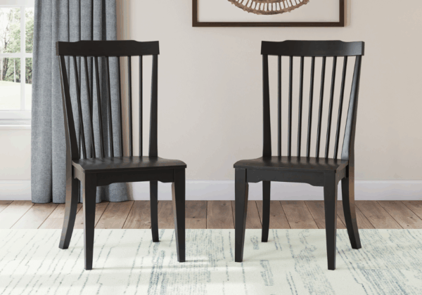 Greddinton Black Dining Side Chair (2/CN) - Image 2