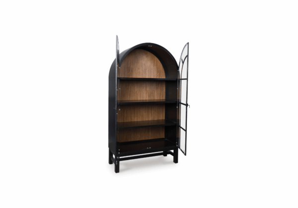 Greddinton Black Display Cabinet - Image 2