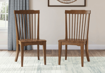 Alternative view of Greddinton Brown Dining Side Chair (2/CN)