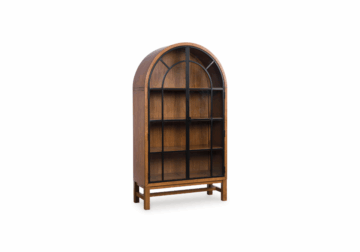 Greddinton Brown Display Cabinet