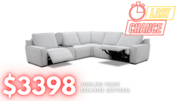 Last Chance Deal! - Richland Smoke Power Reclining Sectional