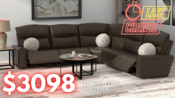 Last Chance Deal! - Tramonti Chocolate 5-Piece Sectional