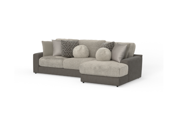 Canyon Umber 2-Piece Sectional with RAF Chaise - Image 2