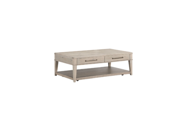 New Haven Sanctuary White Rectangular Cocktail Table - Image 2
