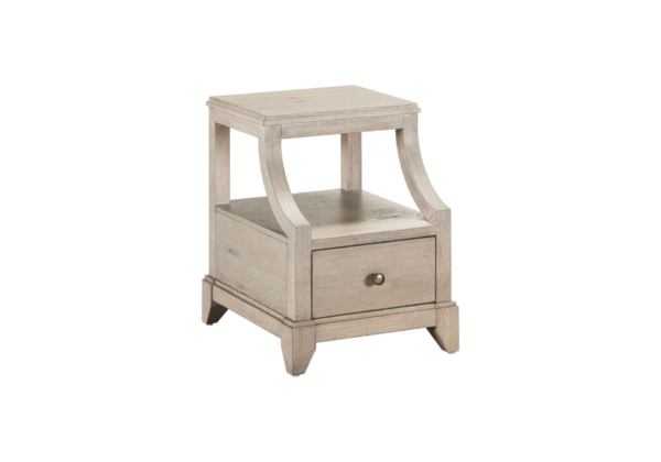 New Haven Sanctuary White Chairside Table - Image 2