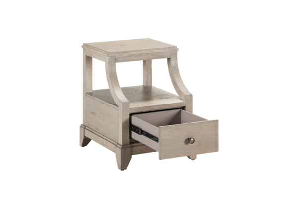 New Haven Sanctuary White Chairside Table - Image 3