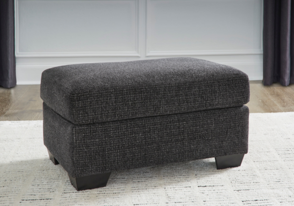 Loreo Ebony Ottoman - Image 3