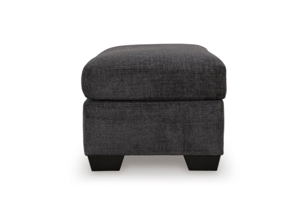 Loreo Ebony Ottoman - Image 2