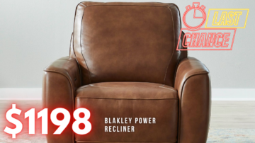 Last Chance Deal! - Blakely Honey Power Recliner