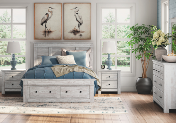 Makidern White King Storage Bed - Image 3