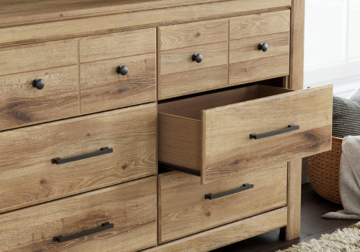 Alternative view of Makidern Tan Six-Drawer Dresser
