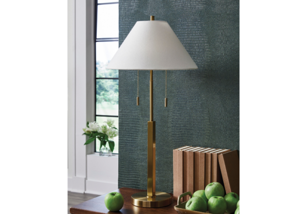 Haigwood Gold Finish Metal Table Lamp (1/CN) - Image 3