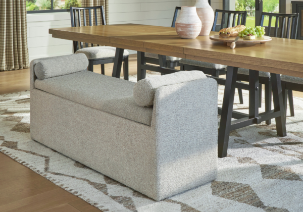 Galliden Large Upholstered Dining Room Bench - Image 4