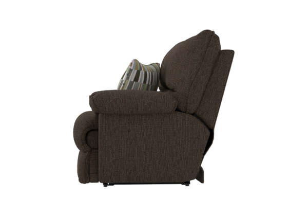 Lenny Chocolate Recliner - Image 3